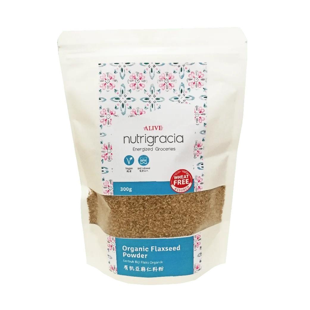 AL07 ALIVE NUTRIGRACIA ORG FLAX SEED POWDER 有机亚麻仁籽粉