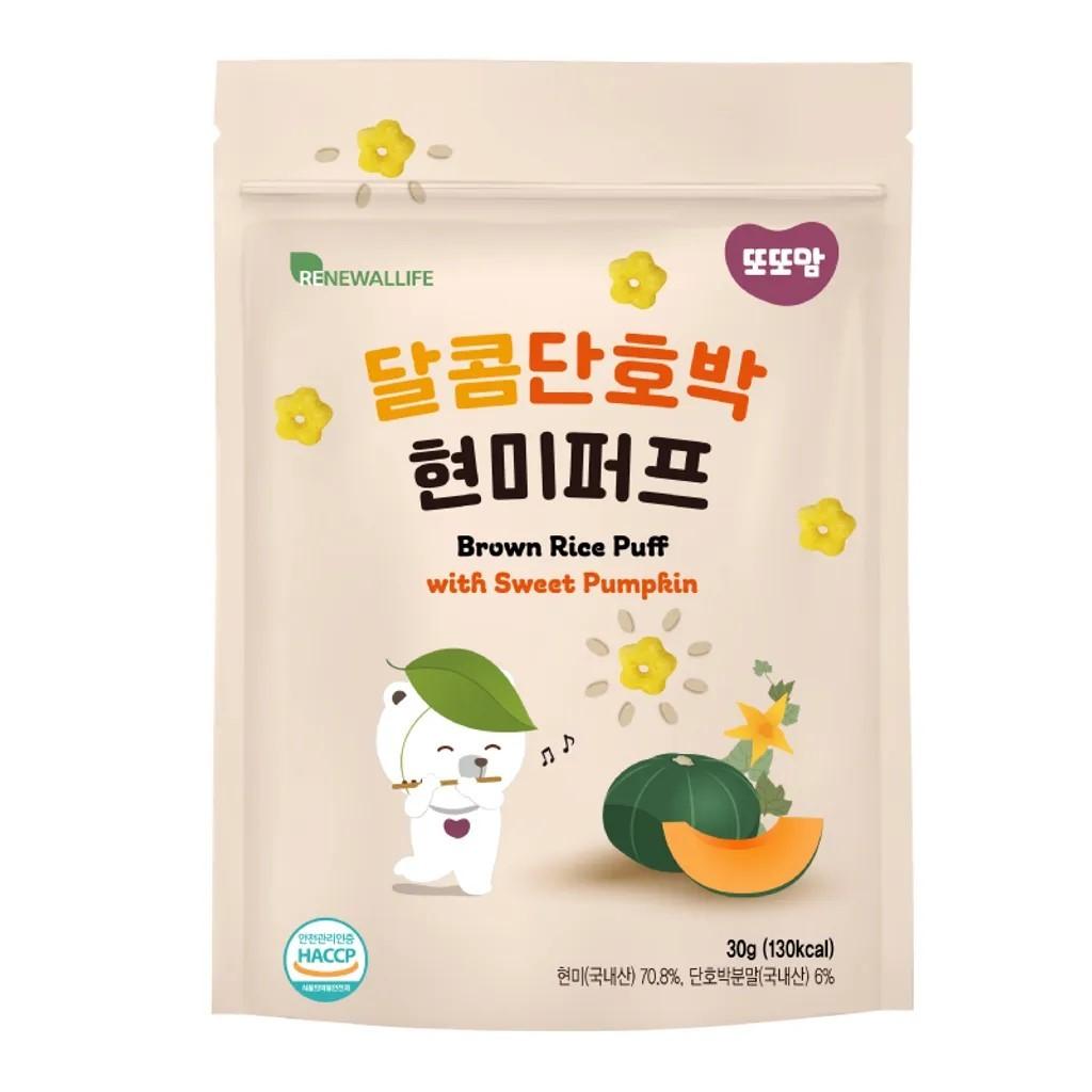 DO12 DDODDOMAM BROWN RICE PUFF WITH SWEET PUMPKIN