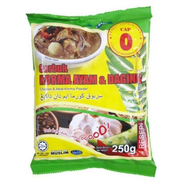 Rempah Kurma Ayam Dan Daging Cap O 250g