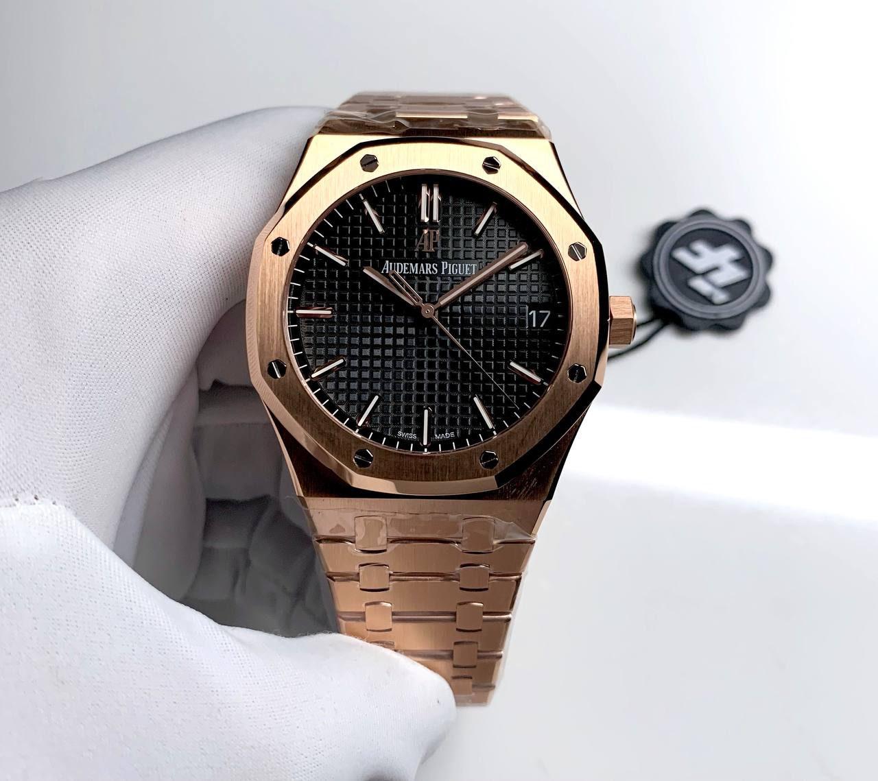 AP ROYAL OAK 41MM ROSEGOLD AUTOMATIC  MEN WATCH