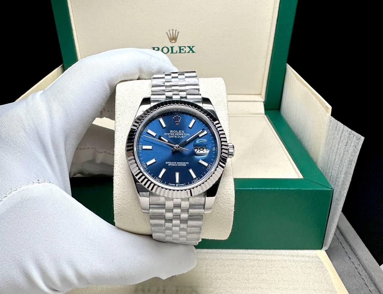 ROLX  SEMI PREMIUM DATEJUST AUTOMATIC MOVEMENT 41MM MEN WATCH
