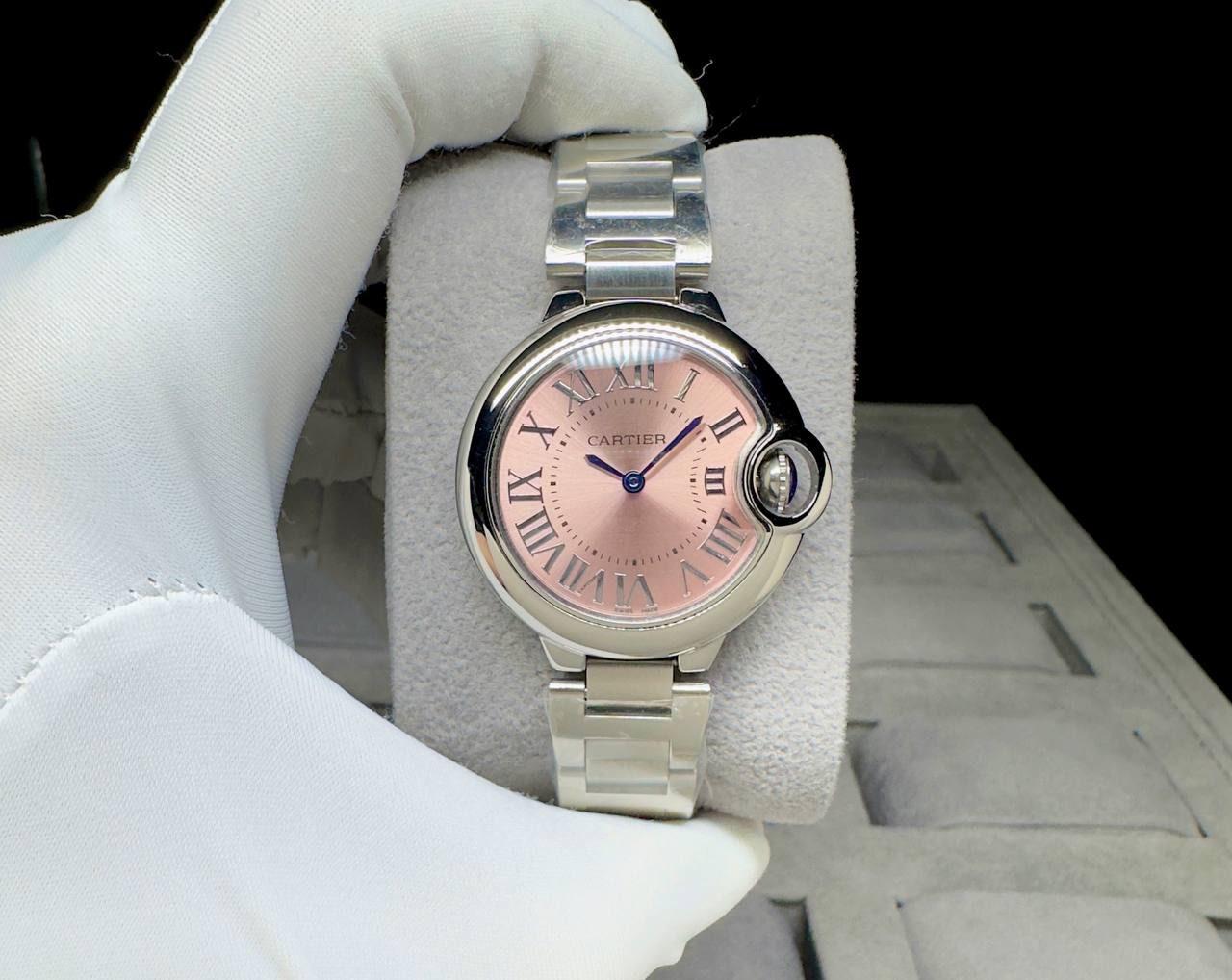 Cartier Ballon Blue 33mm Quartz Women Watch
