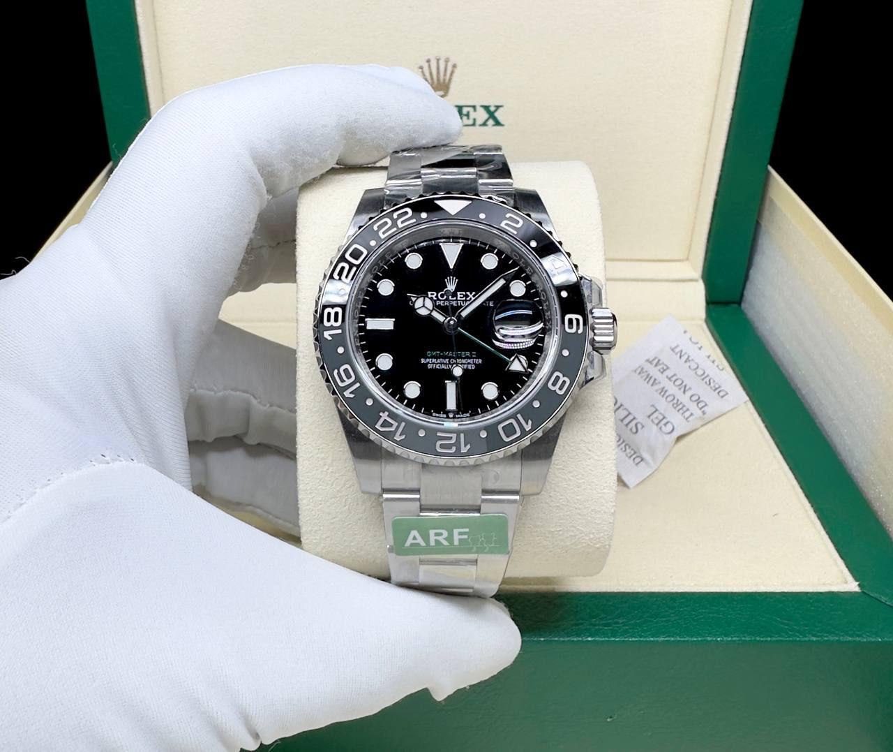 2024 ARF ROLEX GMT GREY BEZEL 40 MM MEN WATCH