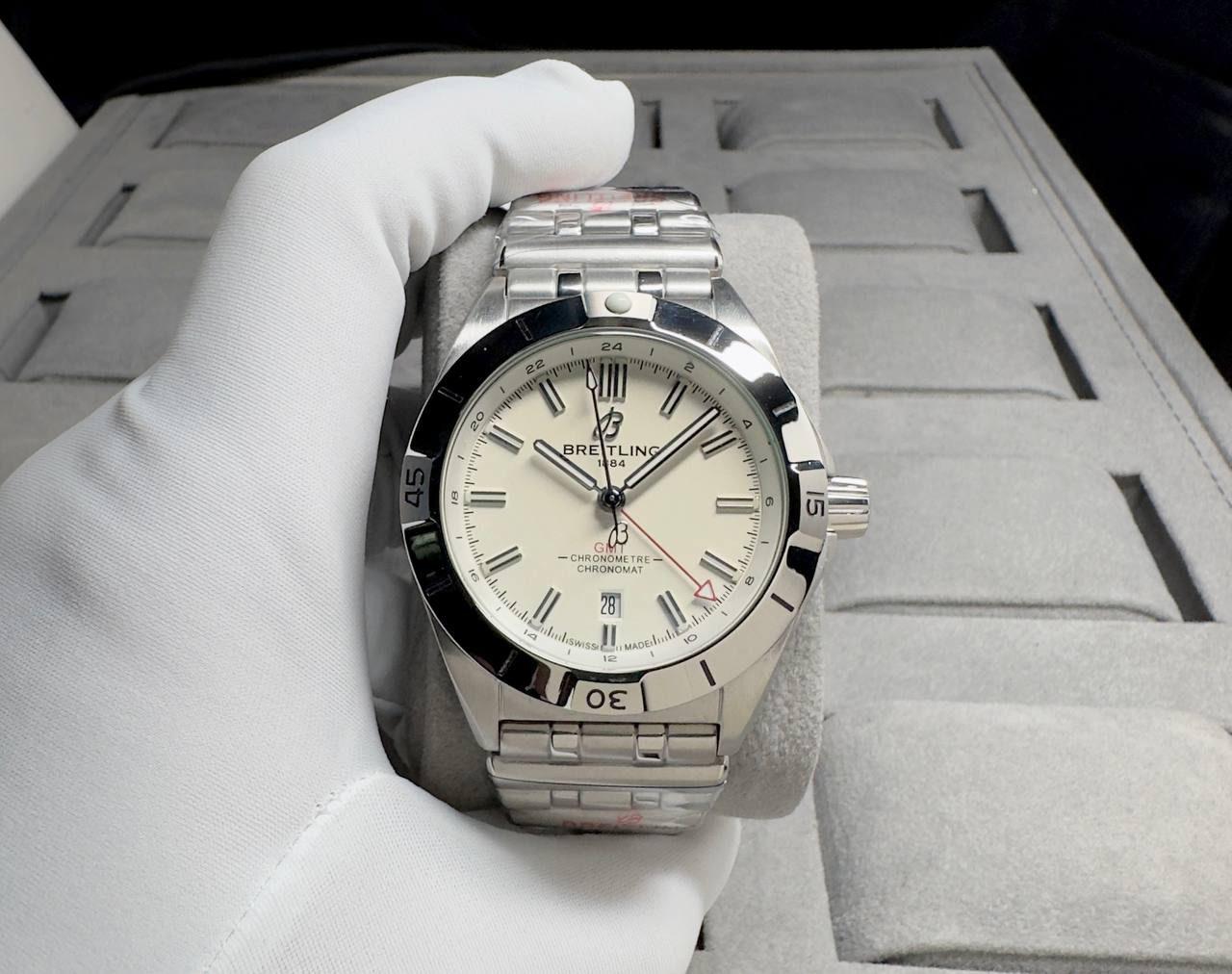 BREITLING CHRONOMAT GMT 42MM AUTOMATIC MEN WATCH
