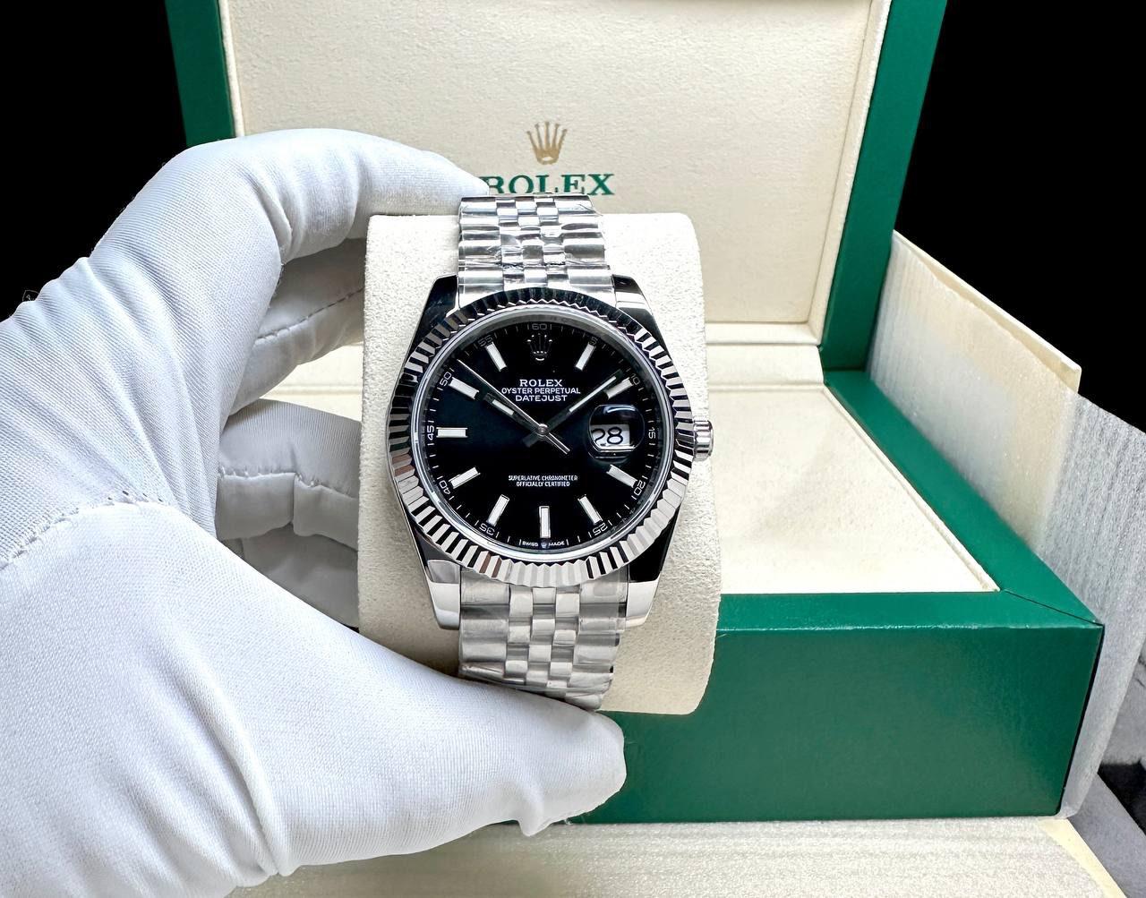 ROLX  SEMI PREMIUM DATEJUST AUTOMATIC MOVEMENT 41MM MEN WATCH