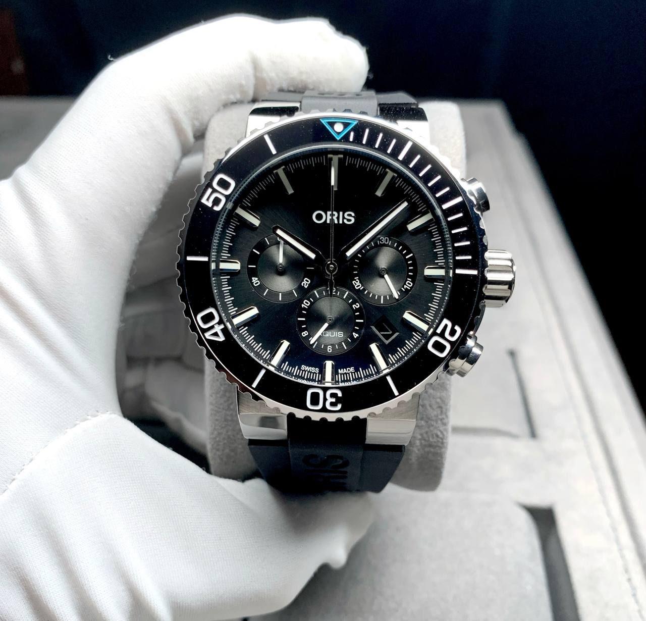 ORIS AQUIS Quartz Chronograph 45 mm Men Watch