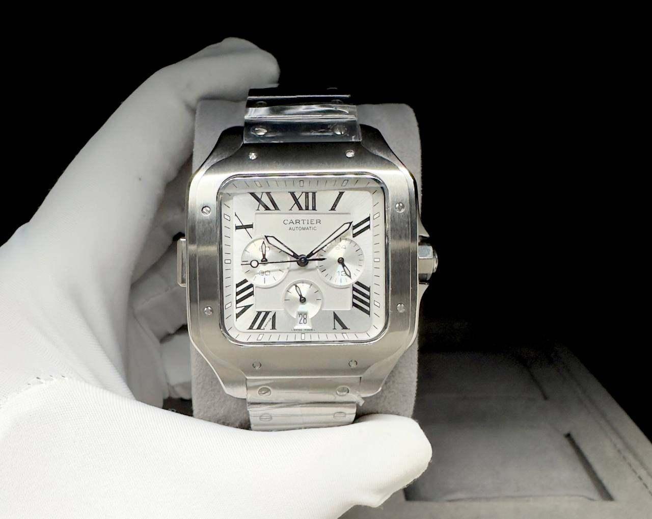 CARTIER SANTOS CHRONOGRAPH 41mm MEN WATCH