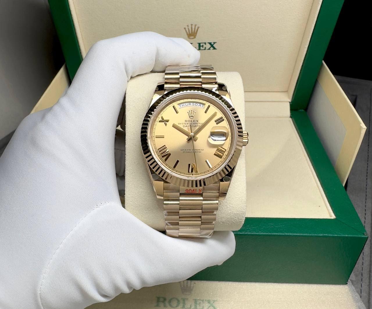 ROLEX OYSTER PERPETUAL DAY-DATE SUPER HEAVY VERSION 40mm Men Watch