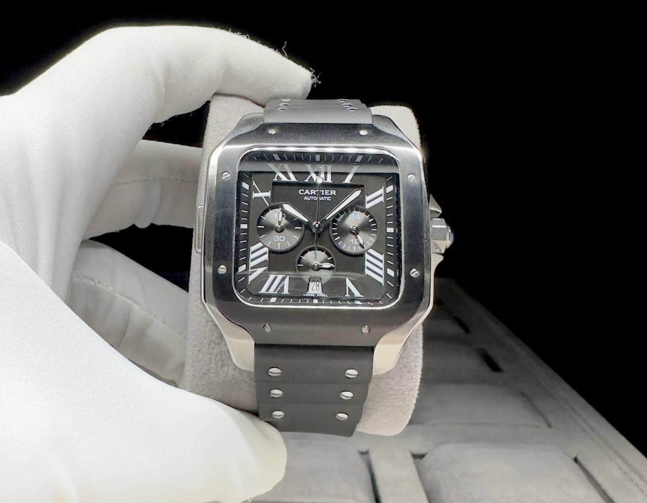 CARTIER SANTOS CHRONOGRAPH 41mm MEN WATCH
