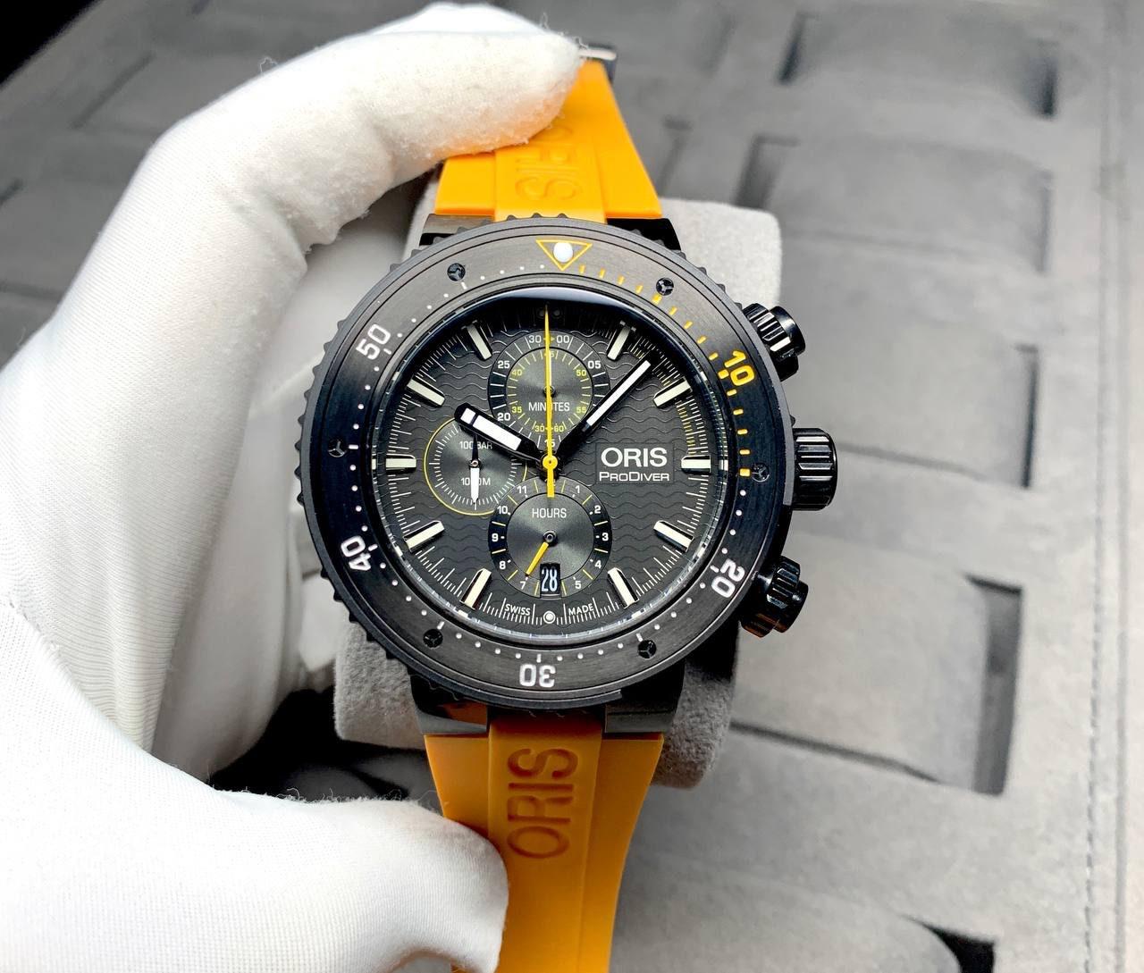 ORIS AQUIS PRODIVER Quartz Chronograph 50 mm Men Watch