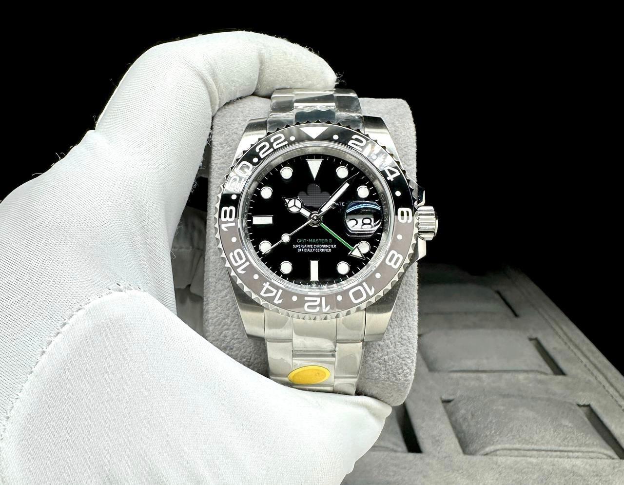 Rolex 2024 GMT Black/ Grey Bezel Automatic 40 mm Men Watch