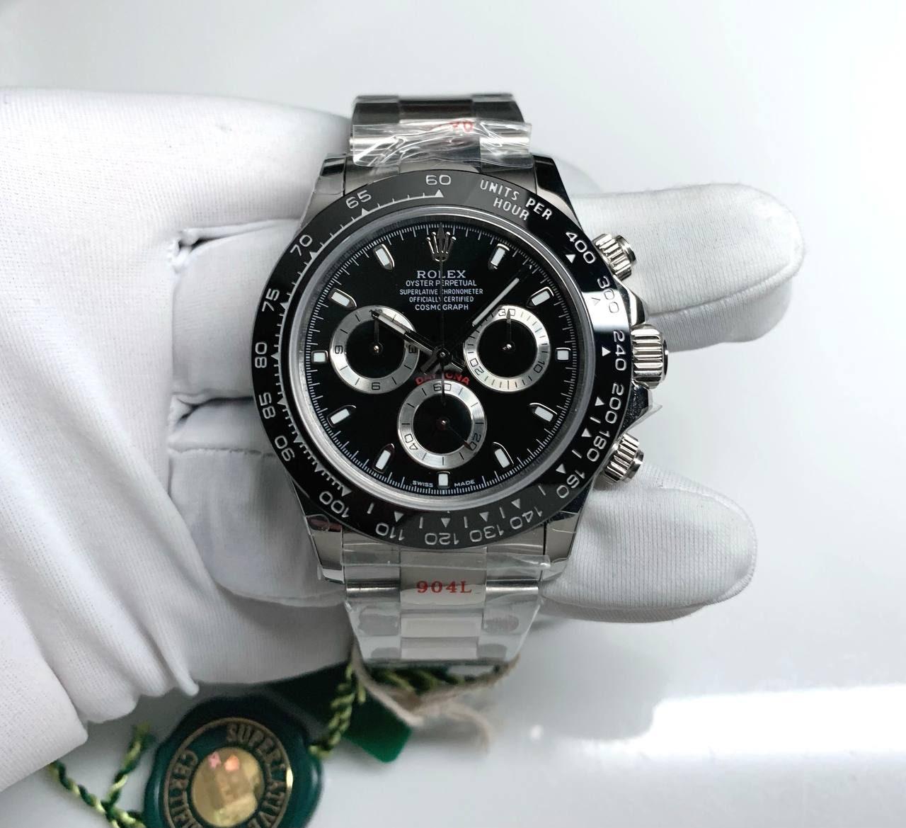 ROLEX DAYTONA 7750 CHRONOGRAPH AUTOMATIC MOVEMENT 40mm MEN WATCH