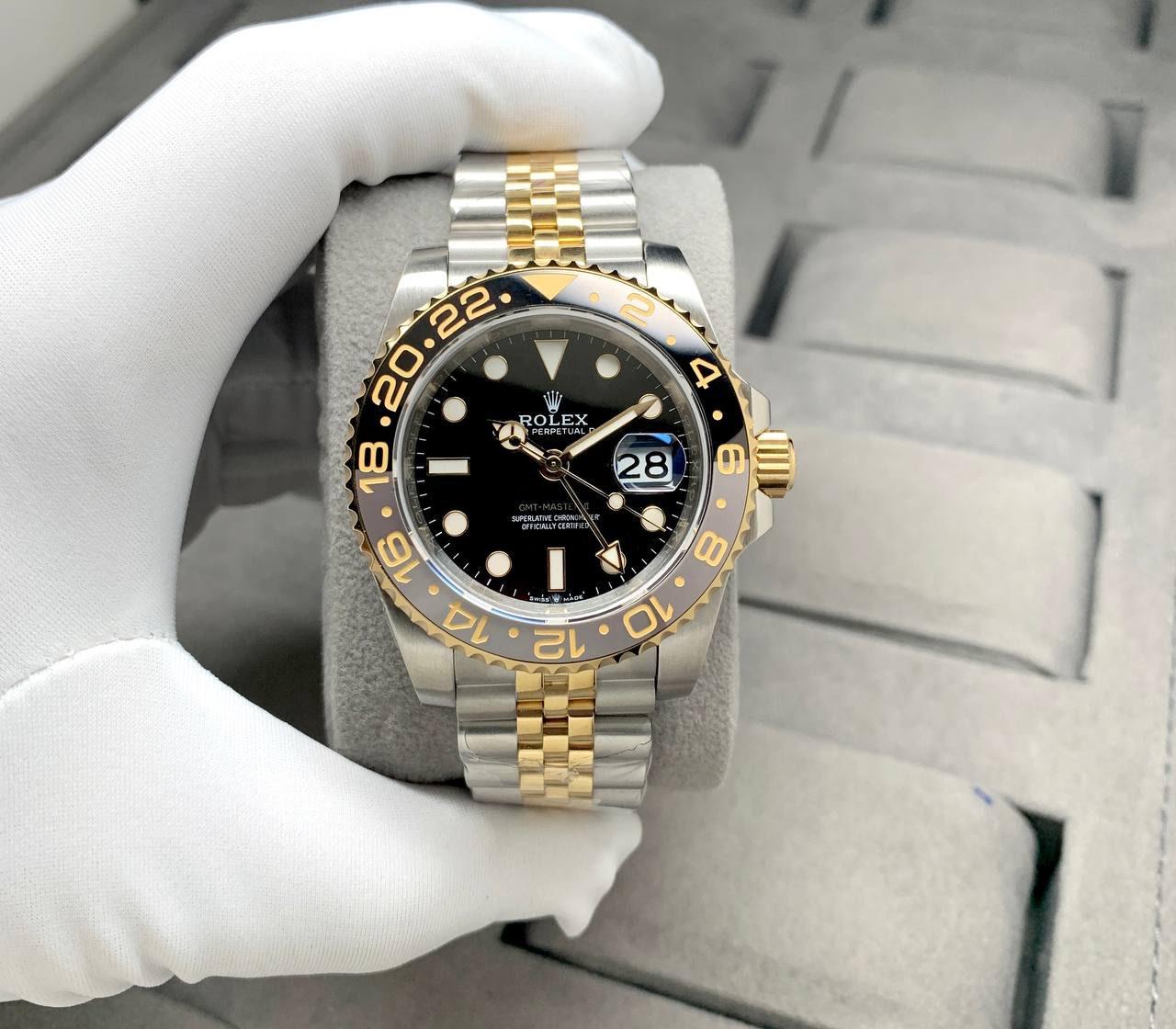 2023 Rolex GMT Full HalfGold  Automatic Jubilee Strap 40 mm Men Watch