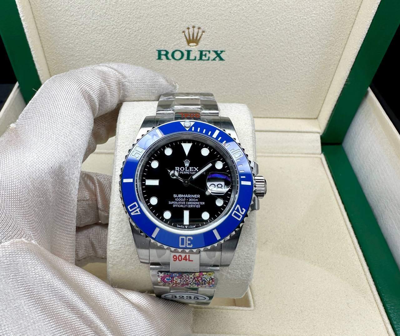 Semi Premium Rolex Submeriner Smurf Automatic 41 mm  Men Watch