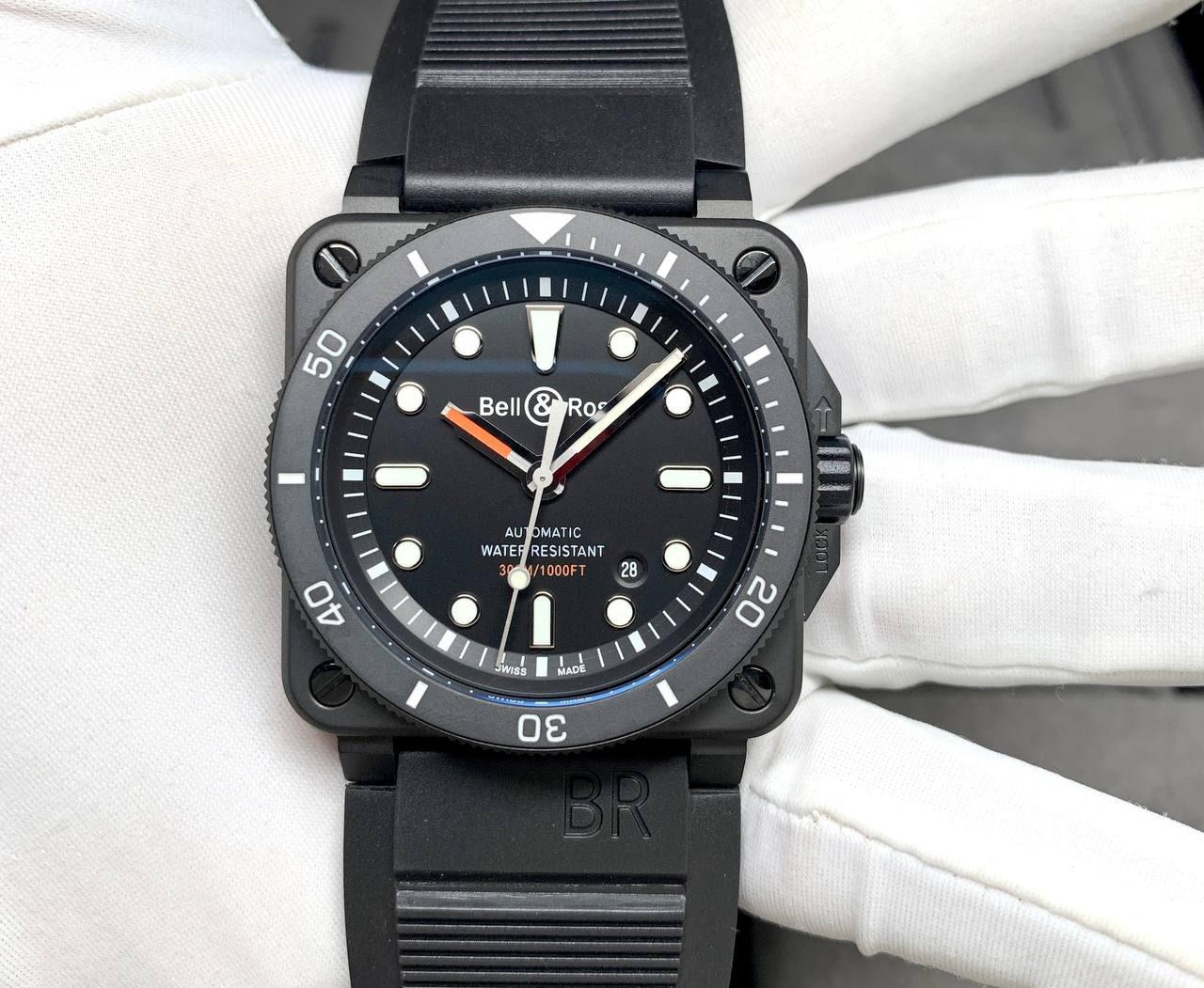 BELL & ROSS BR03-92 DIVER PHANTOM AUTOMATIC 42.5MM