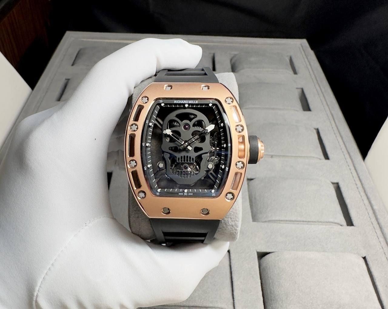 RICHARD MILLE RM052 SKULL TOURBILLON MEN WATCH