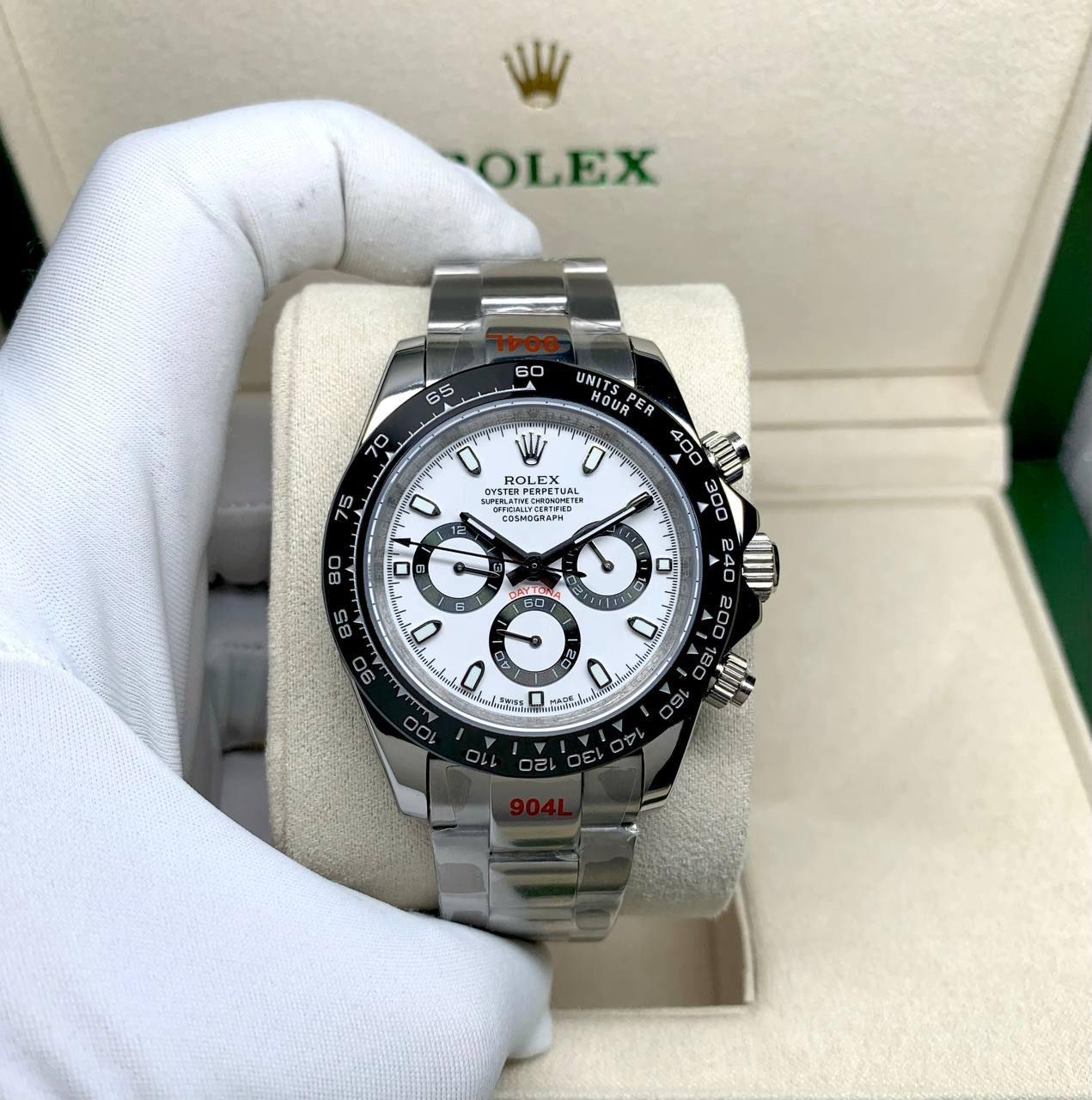Rolex Daytona Panda Automatic 40 mm Men Watch