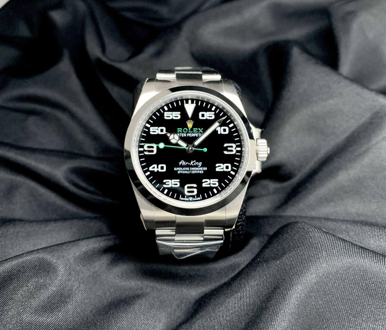 ROLEX AIRKING OYSTERSTEEL 40mm MEN WATCH
