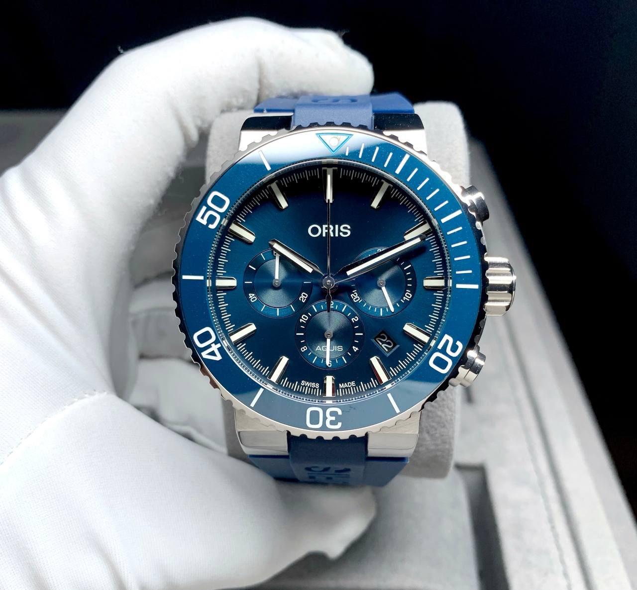ORIS AQUIS Quartz Chronograph 45 mm Men Watch