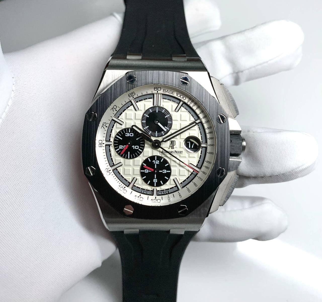 AP ROYAL OAK OFFSHORE PANDA CHRONOGRAPH 44MM MEN WATCH