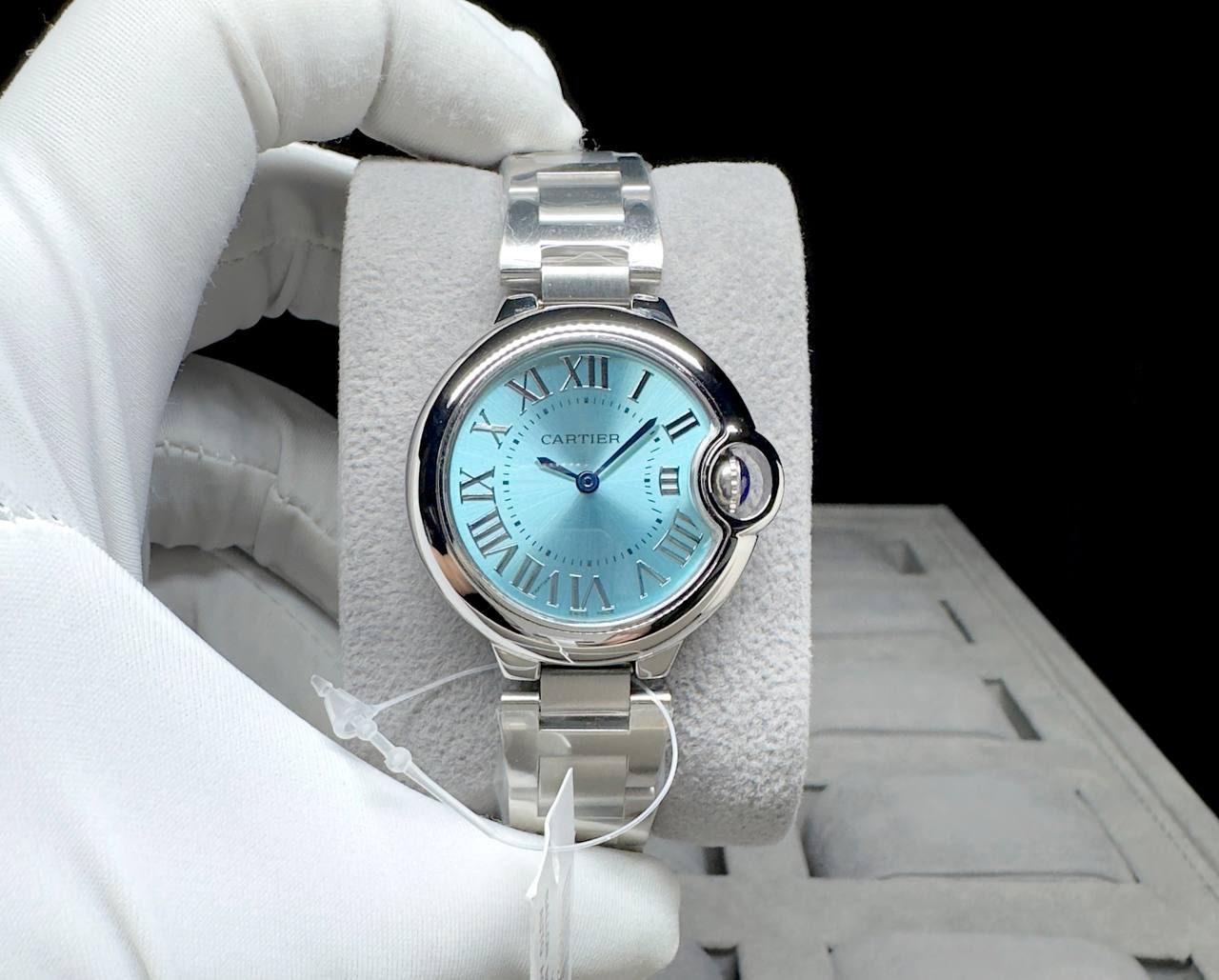 Cartier Ballon Blue 33mm Quartz Women Watch