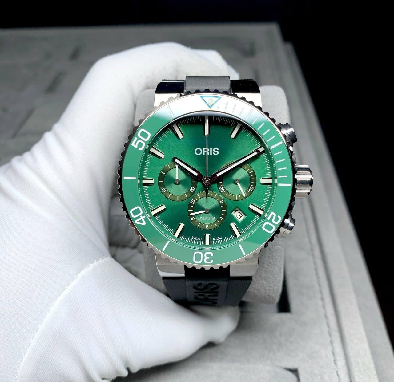 ORIS AQUIS Quartz Chronograph 45 mm Men Watch