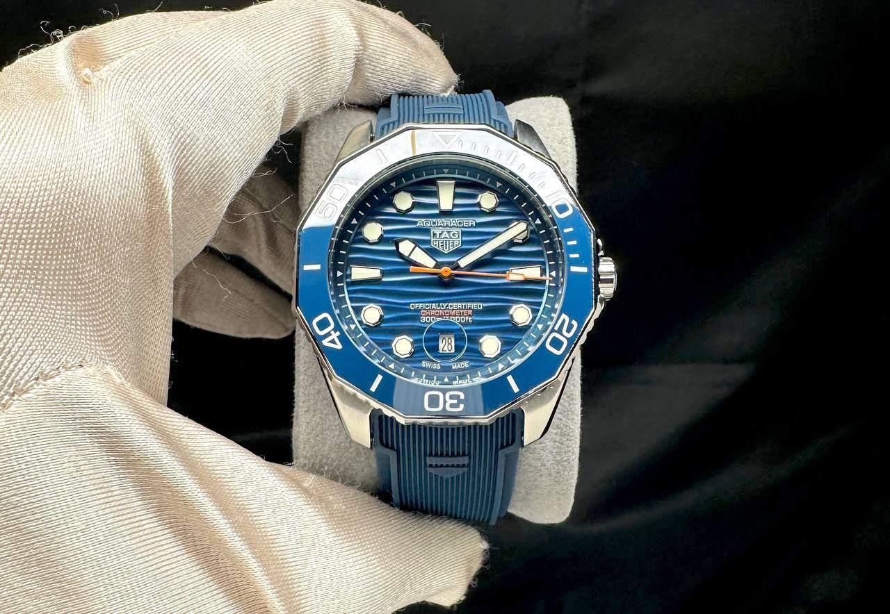 Tag Heuer Aquaracer 44mm Rubber Strap Automatic Men Watch