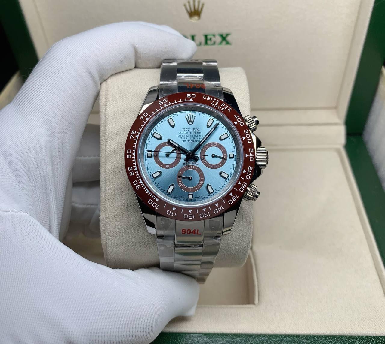 Rolex Daytona ICE BLUE Automatic 40 mm Men Watch