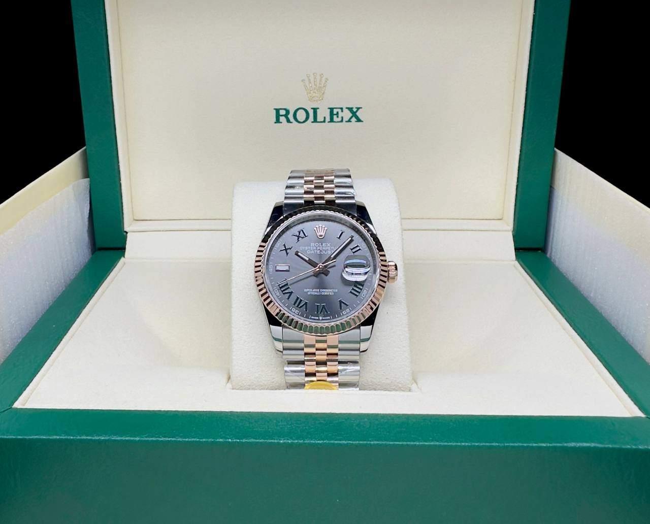ROLEX DAYEJUST 36 MM SEMI PREMIUM  AUTOMATIC MEN WATCH