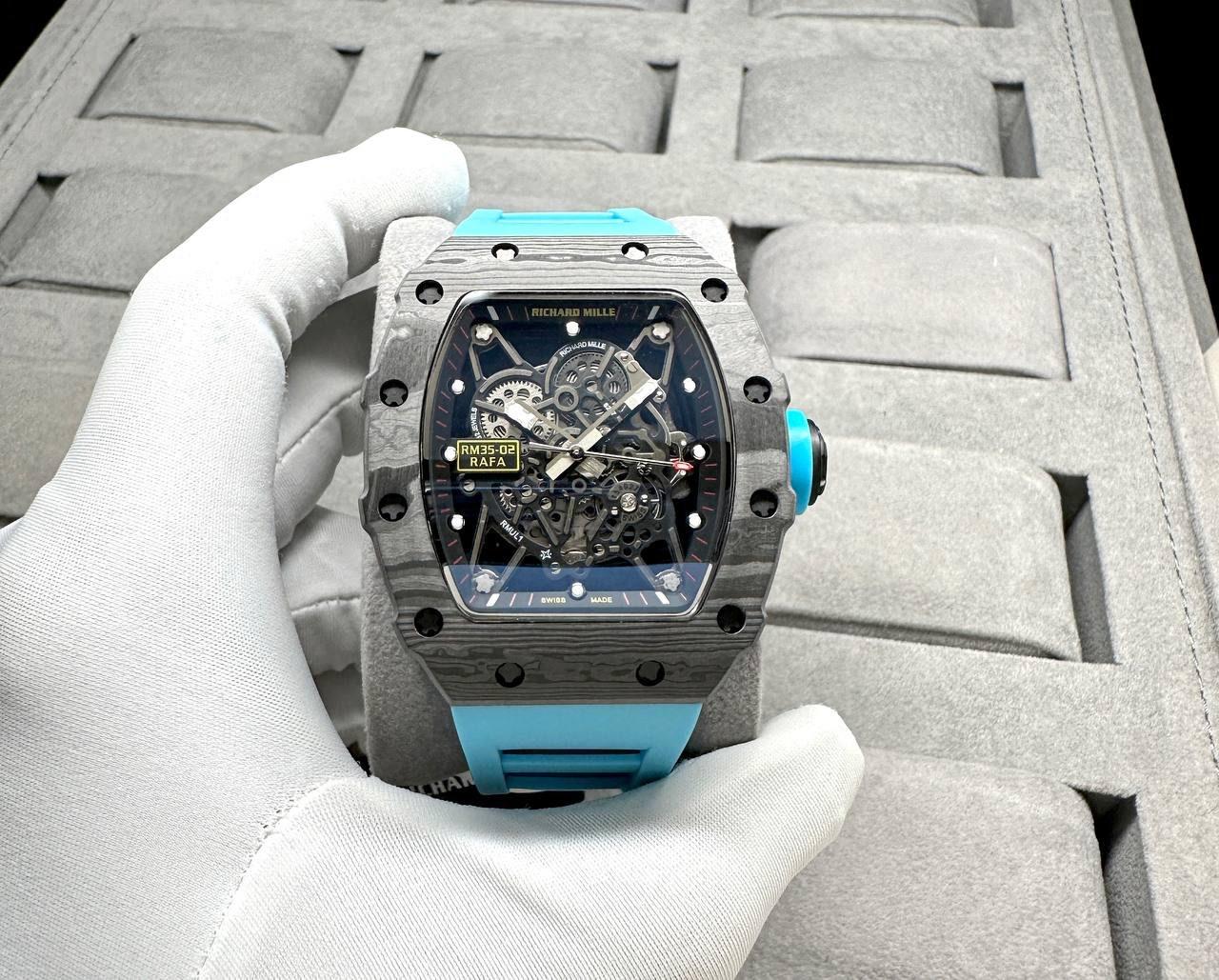 RICHARD MILLE RM035-02 RAFA  CARBON 50MM X 44MM MEN WATCH