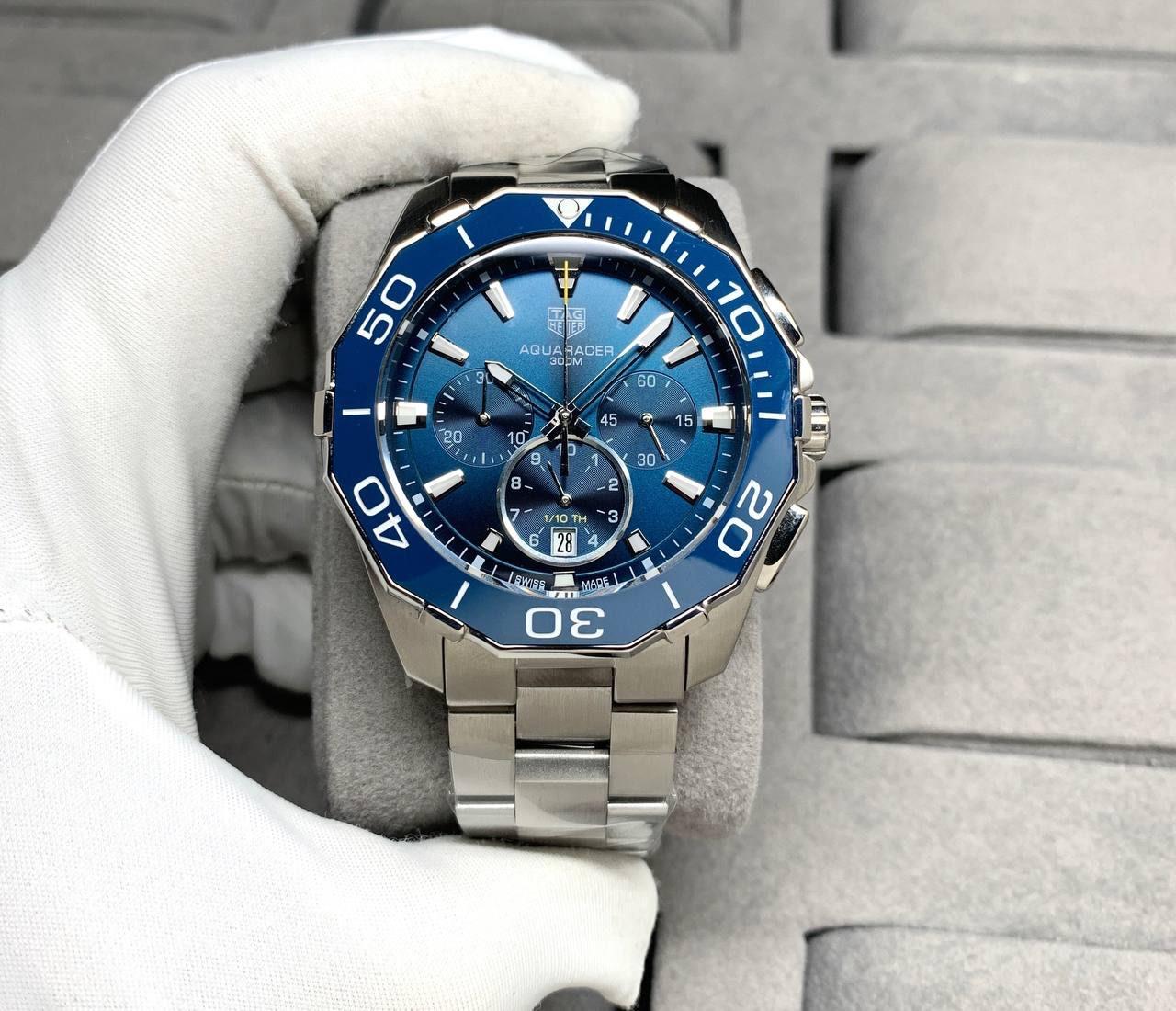 Tag Heuer Aquaracer Chronograph Quartz Movement 44 mm Men Watch