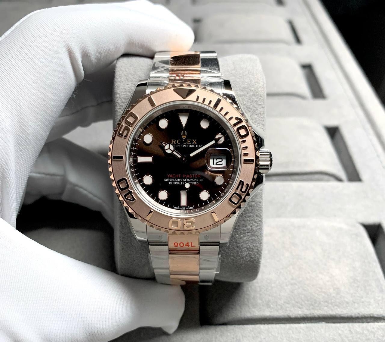ROLEX YACHT MASTER OYSTER ROSEGOLD 40mm MEN WATCH