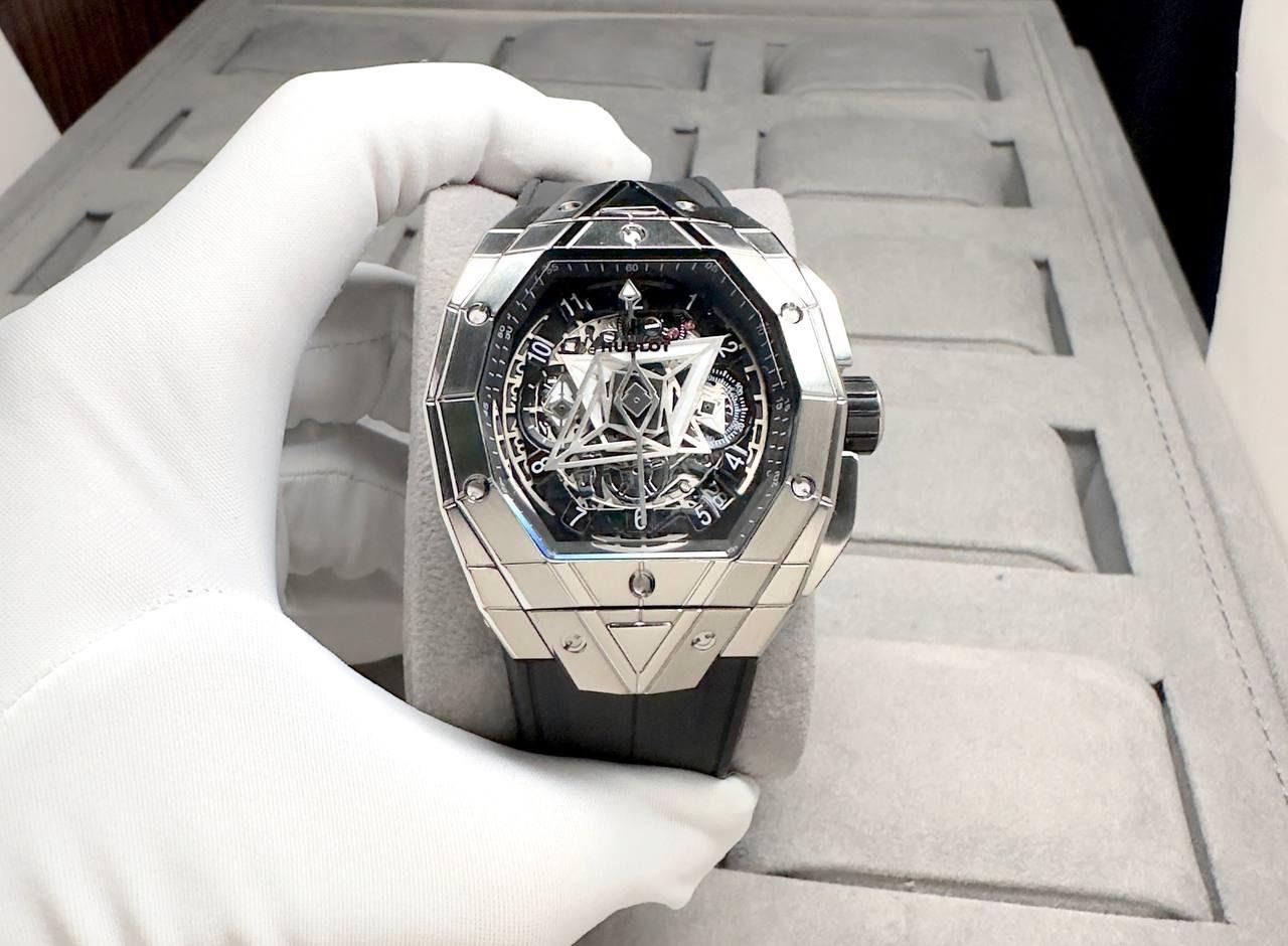 HUBLOT BIG BANG SANG BLUE CHRONOGRAPH 50 mm x 43mm MEN WATCH