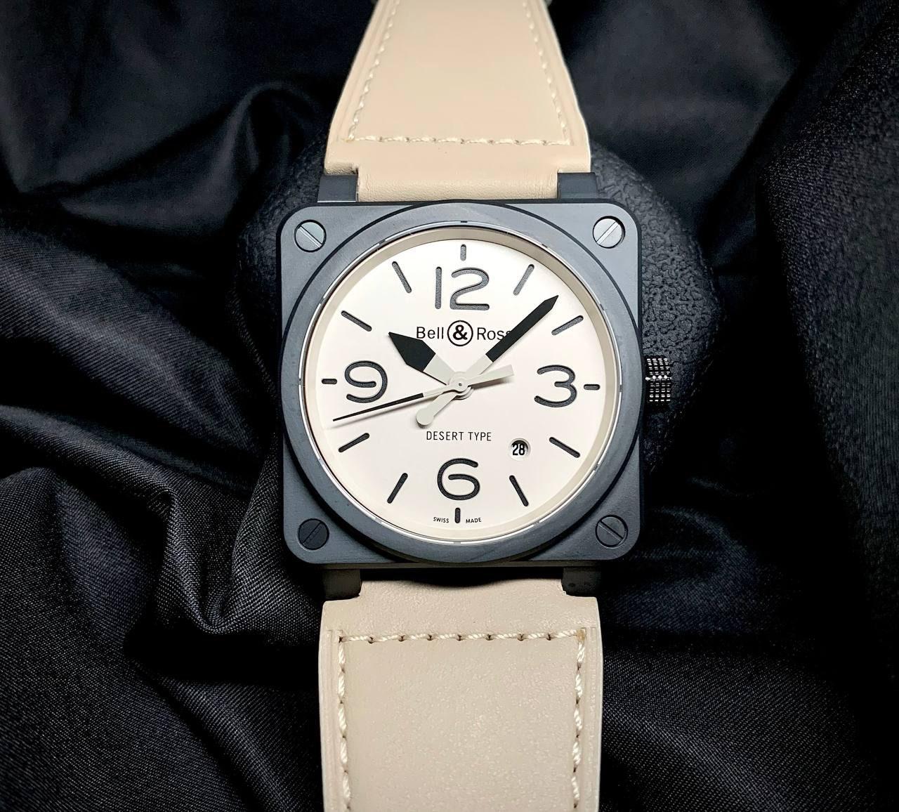 BELL & ROSS BR03-92 DESERT AVIATION TYPE AUTOMATIC 42MM