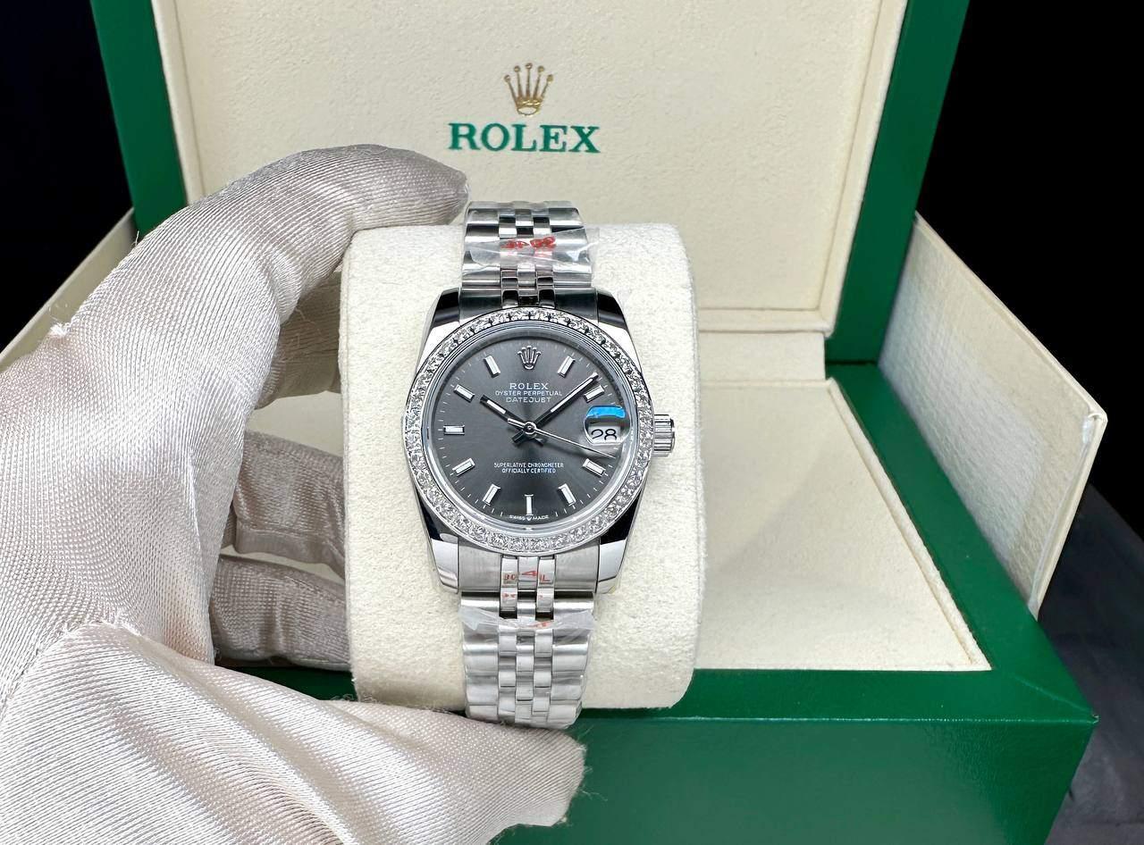 Semi Premium Rolex Datejust 31 mm  Diamond Bezel Automatic Ladies Watch