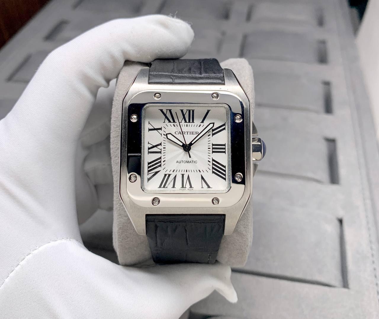 CARTIER SANTOS 39 MM AUTOMATIC MEN WATCH