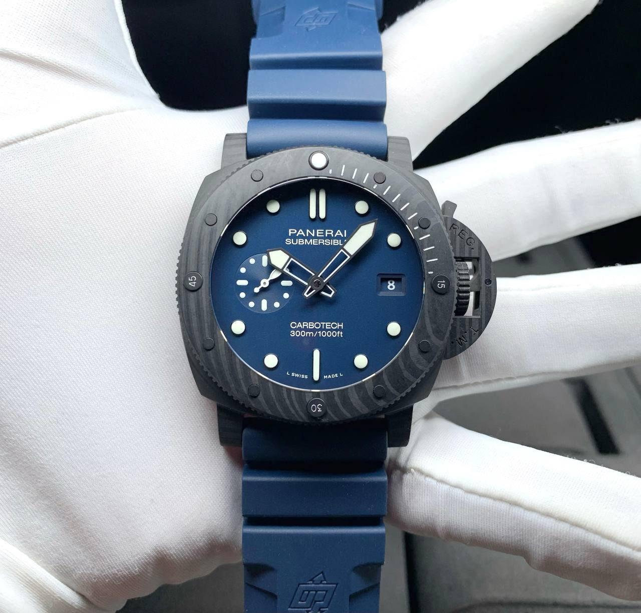 PANERAI PAM 1232 SUBMERSIBLE CARBONTECH 44mm MEN WATCH