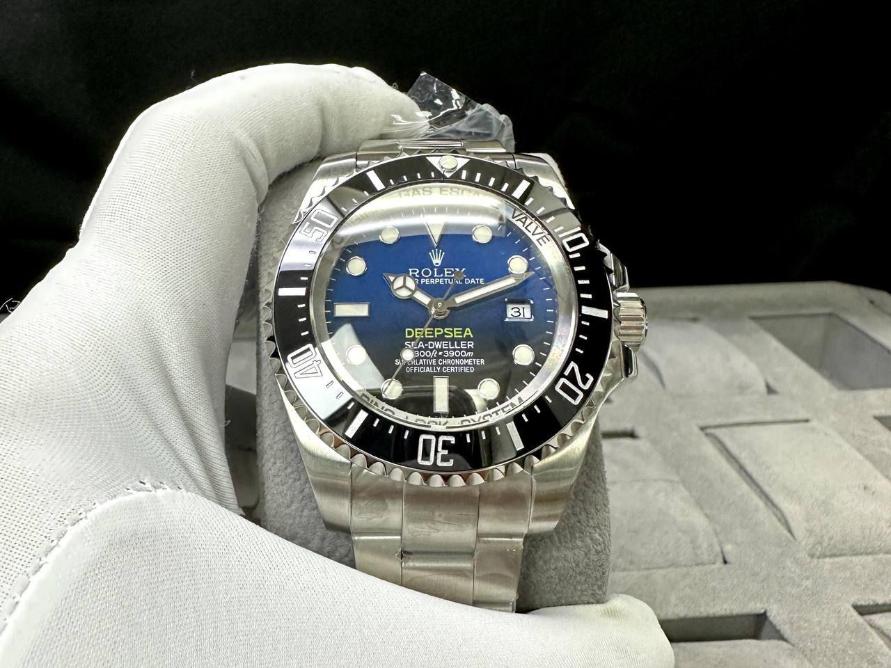 Rolex Deepsea D Blue Automatic 44 mm Men Watch