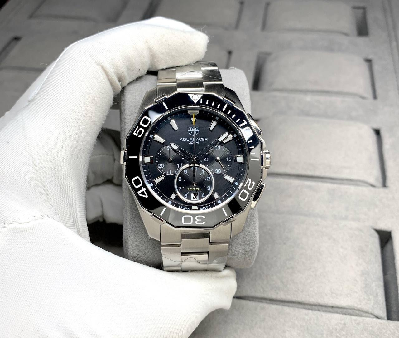 Tag Heuer Aquaracer Chronograph Quartz Movement 44 mm Men Watch