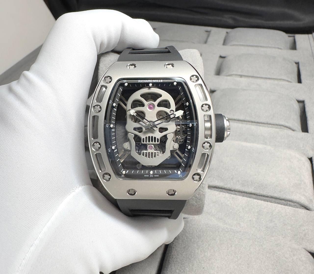 RICHARD MILLE RM052 SKULL TOURBILLON MEN WATCH