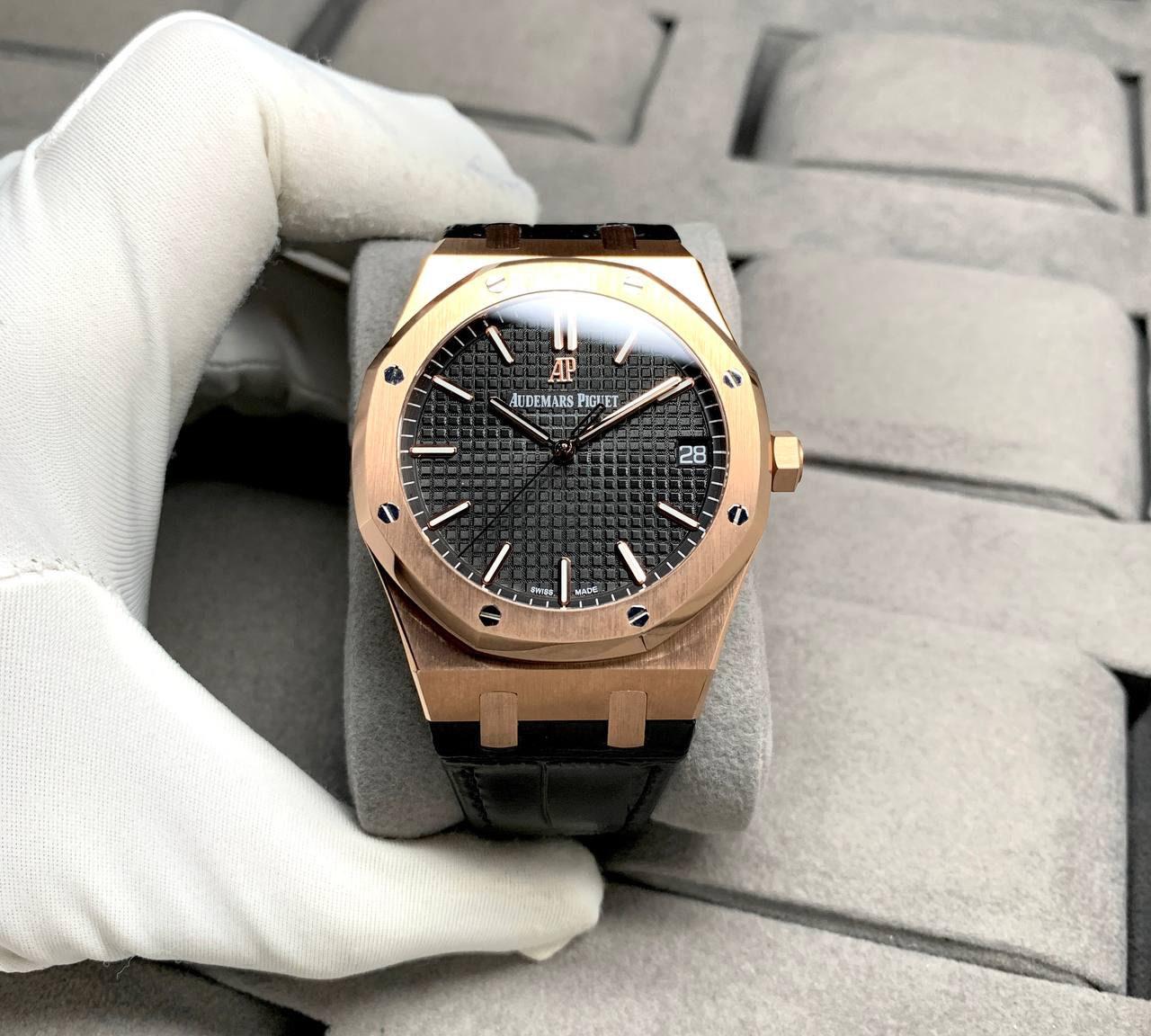 AP ROYAL OAK 41MM AUTOMATIC ROSEGOLD MEN WATCH