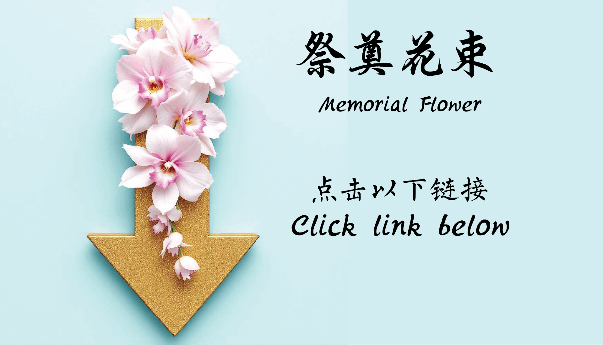 清明/祭奠花 Qing Ming Festival/Memorial Flower