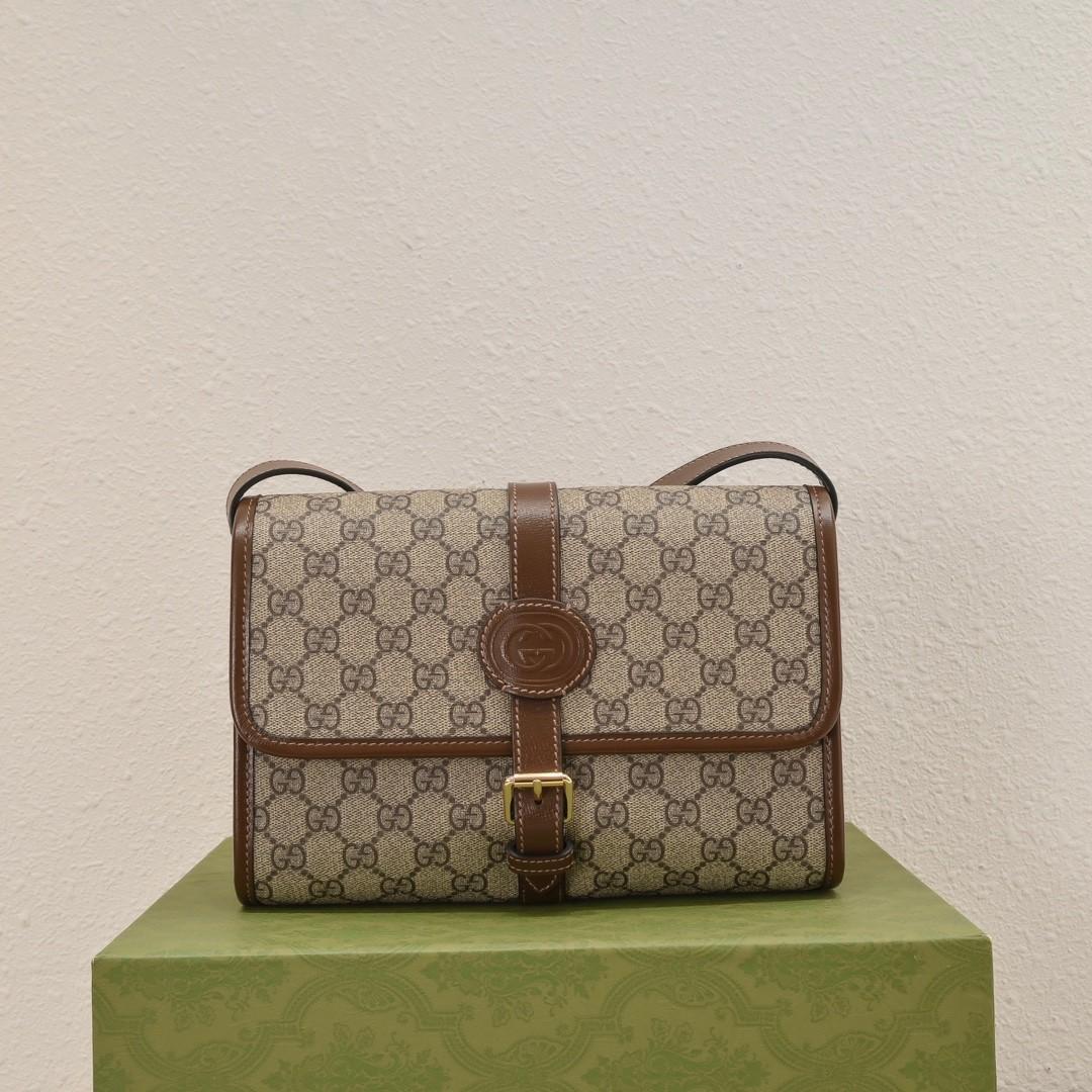 GUCCI GG RRTRO MEN'S MESSENGER BAG