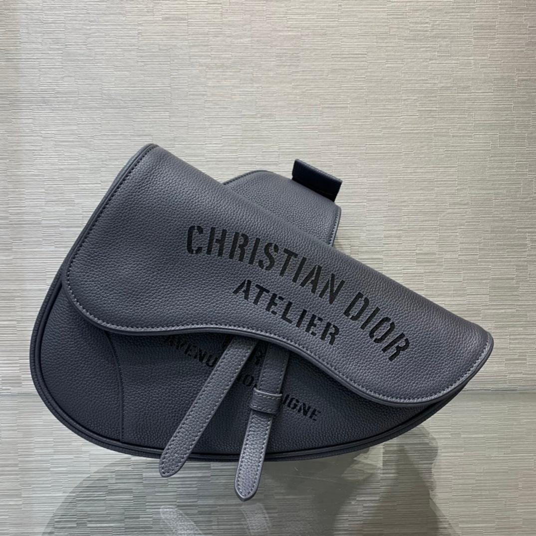 DIOR SADDLE BAG ATELIER DARK GRAY