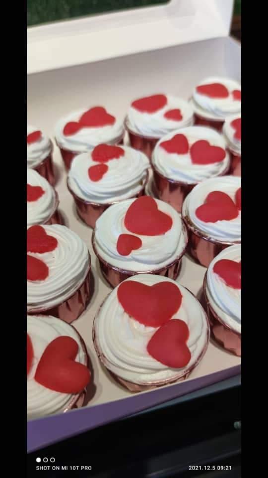 Chocolate cup cake/vanilla cup cake