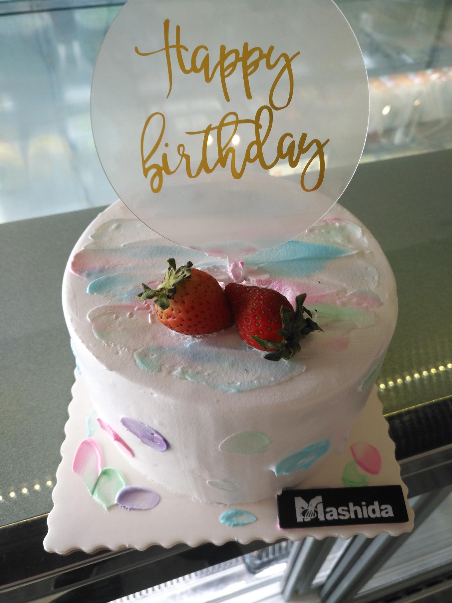 Own design (chocolate cake/vanilla cake)