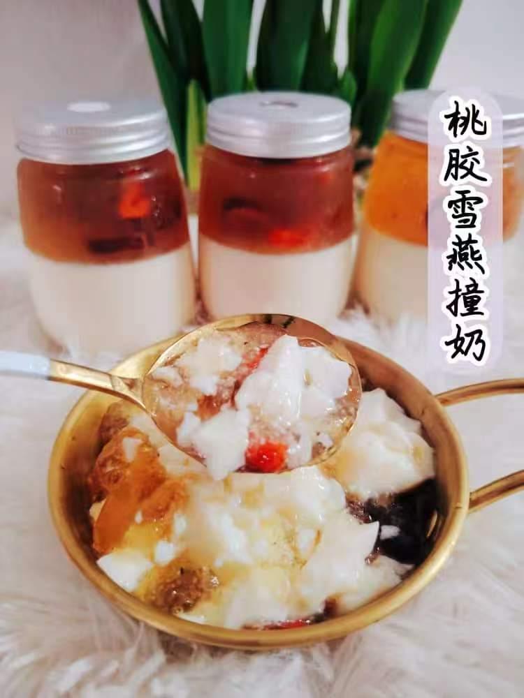 桃胶雪燕撞奶💥
