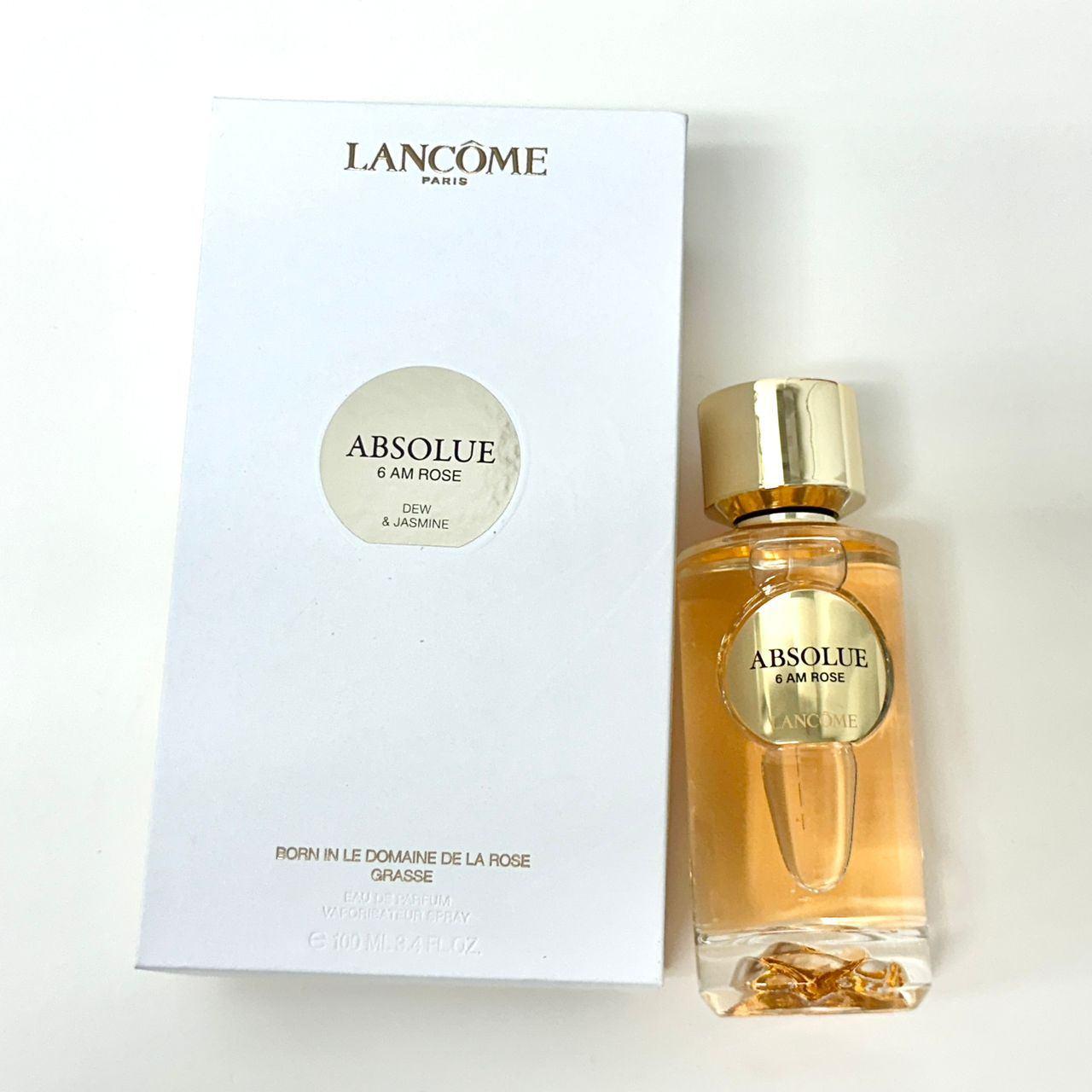 LANCOME ABSOLUE 6 AM ROSE DEW & JASMINE EDP 100ML