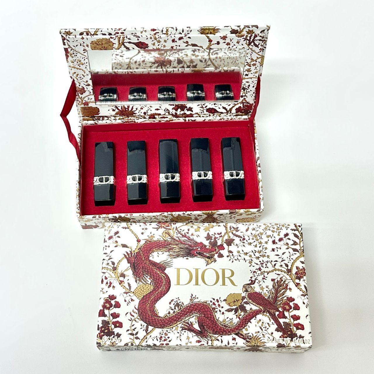 DIOR 5 IN 1 LIPSTICK SET DRAGON BOX (WPB)