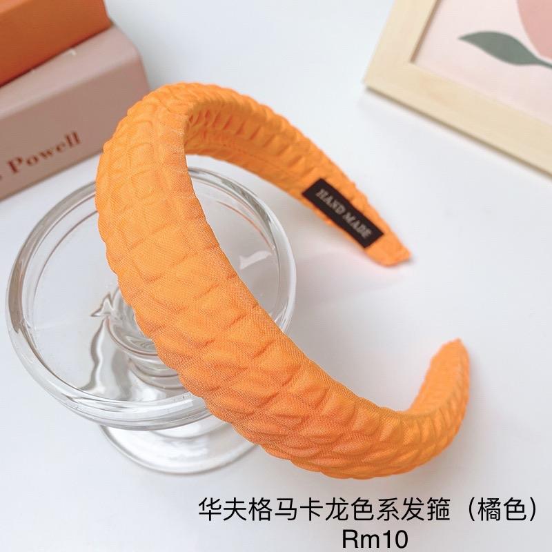糖果色系华夫格发箍
